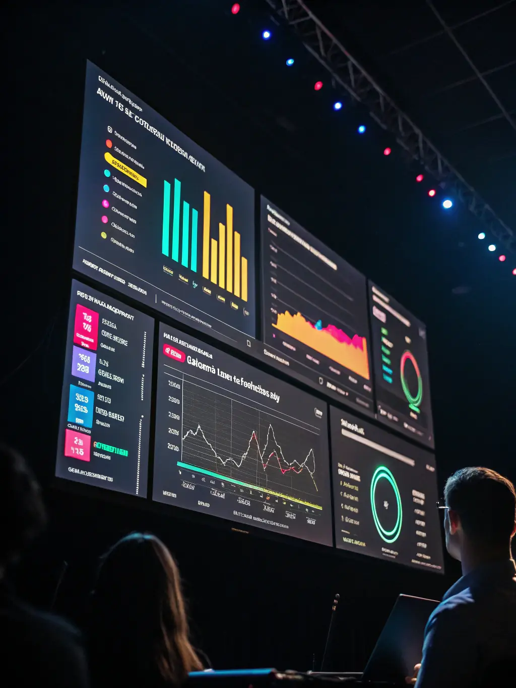 An image of a performance dashboard showing conversion metrics, emphasizing the measurable results of VertexGrowthPartners' performance marketing services.